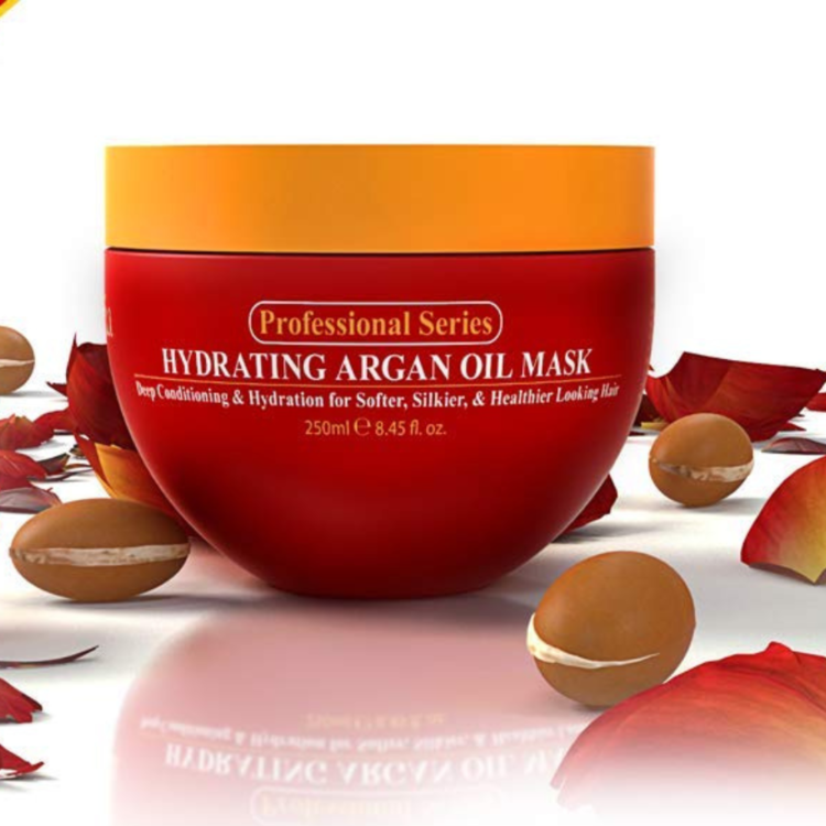 Arvazallia Hydrating Argan Oil Hair Mask and Deep Conditioner for Dry or Damaged Hair