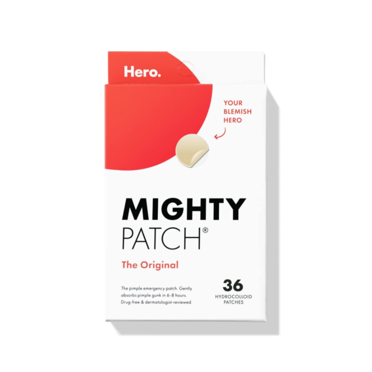 Mighty Patch™ Original patch from Hero Cosmetics - Hydrocolloid Acne Pimple Patch for Covering Zits and Blemishes in Face and Skin