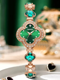 Montre Diamant Vert