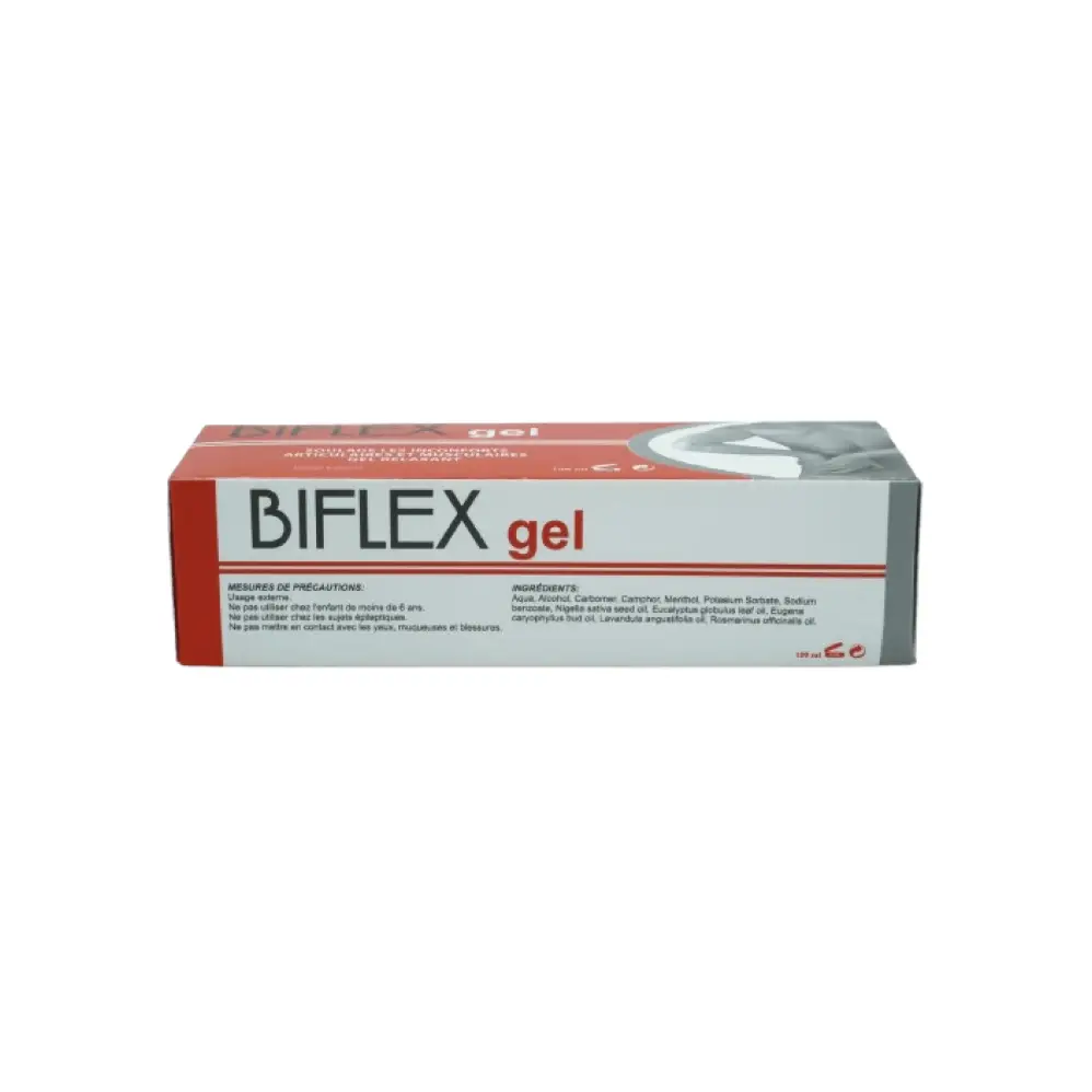 BIFLEX GEL RELAXANT ET CHAUFFANT 100G - جل تدليك ومسكن لآلام العضلات والمفاصل - الصورة 3