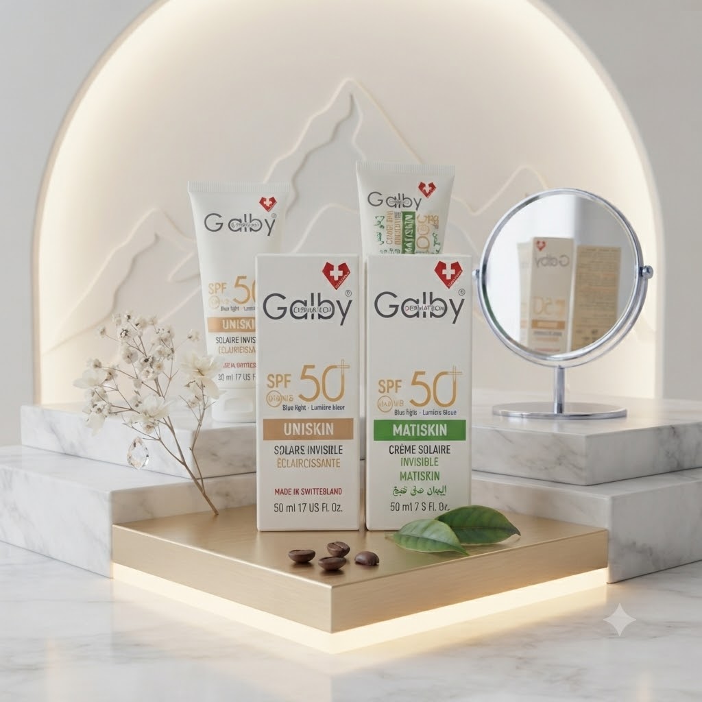 مجموعة واقي الشمس من Galby Dermatech Solaire SPF50+ - الصورة 3