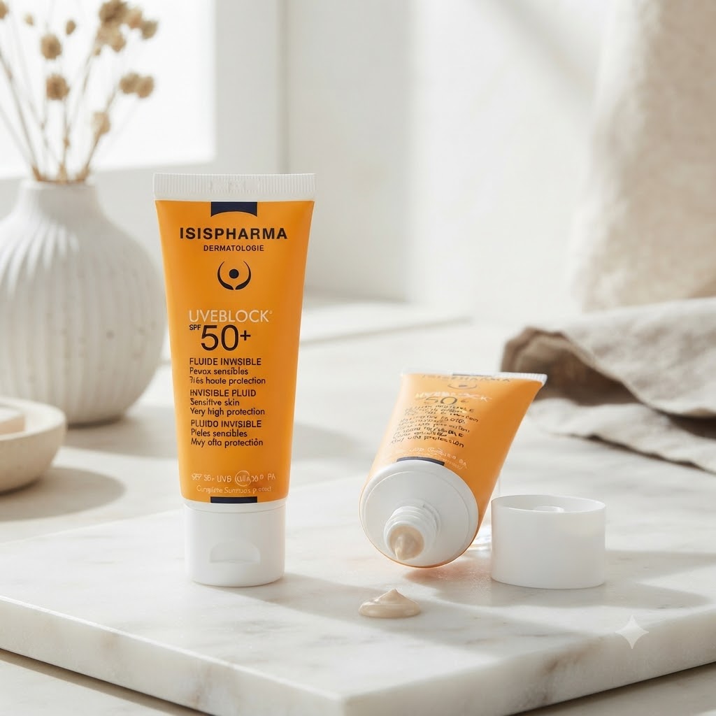 Isispharma Uveblock Fluide Invisible SPF50+