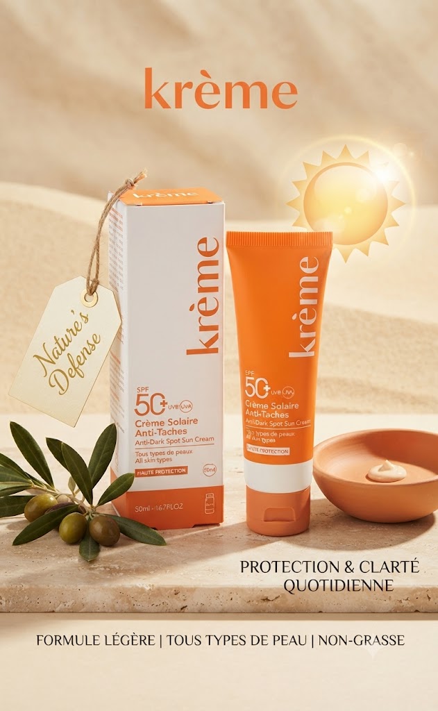 Kreme Creme Solaire SPF 50+ واقي شمسي لحماية النضارة وتوحيد لون البشرة اليومي - الصورة 3