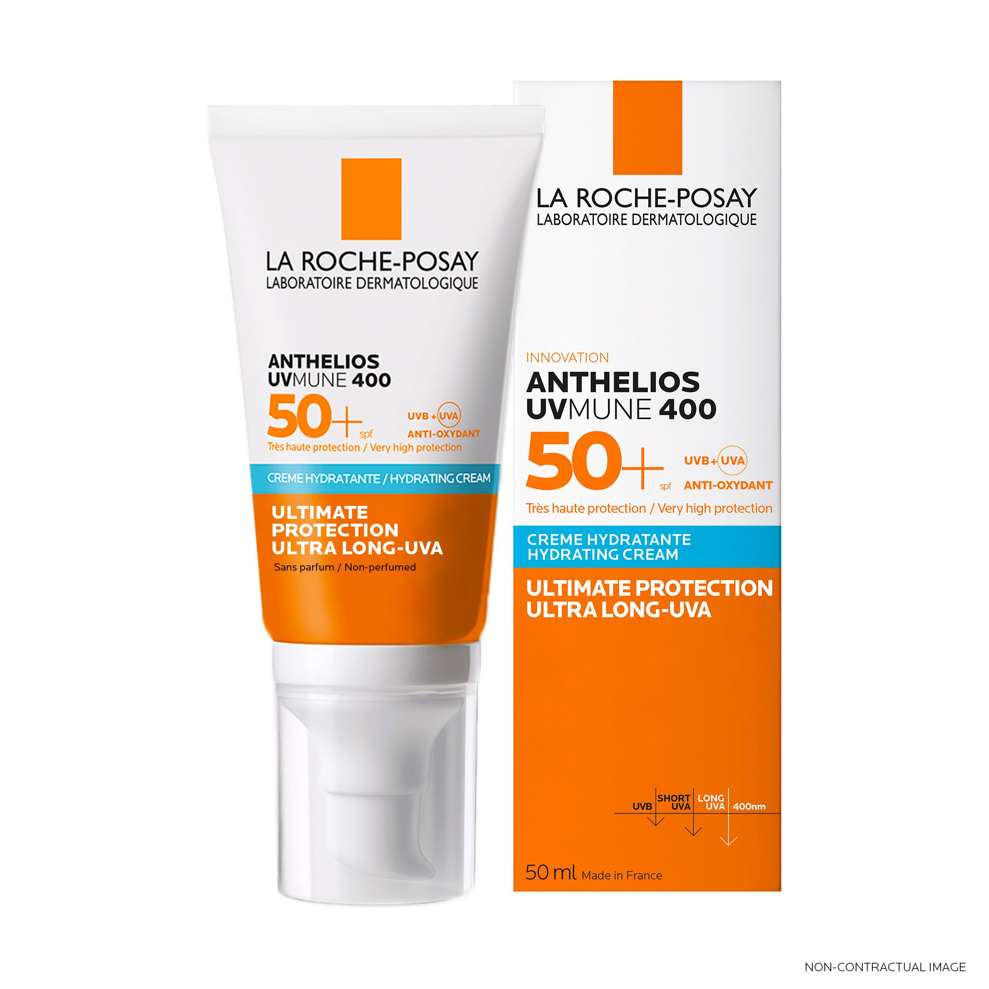 La Roche-Posay Anthelios UVMune 400 Crème Hydratante & Teintée SPF 50+ - الصورة 3