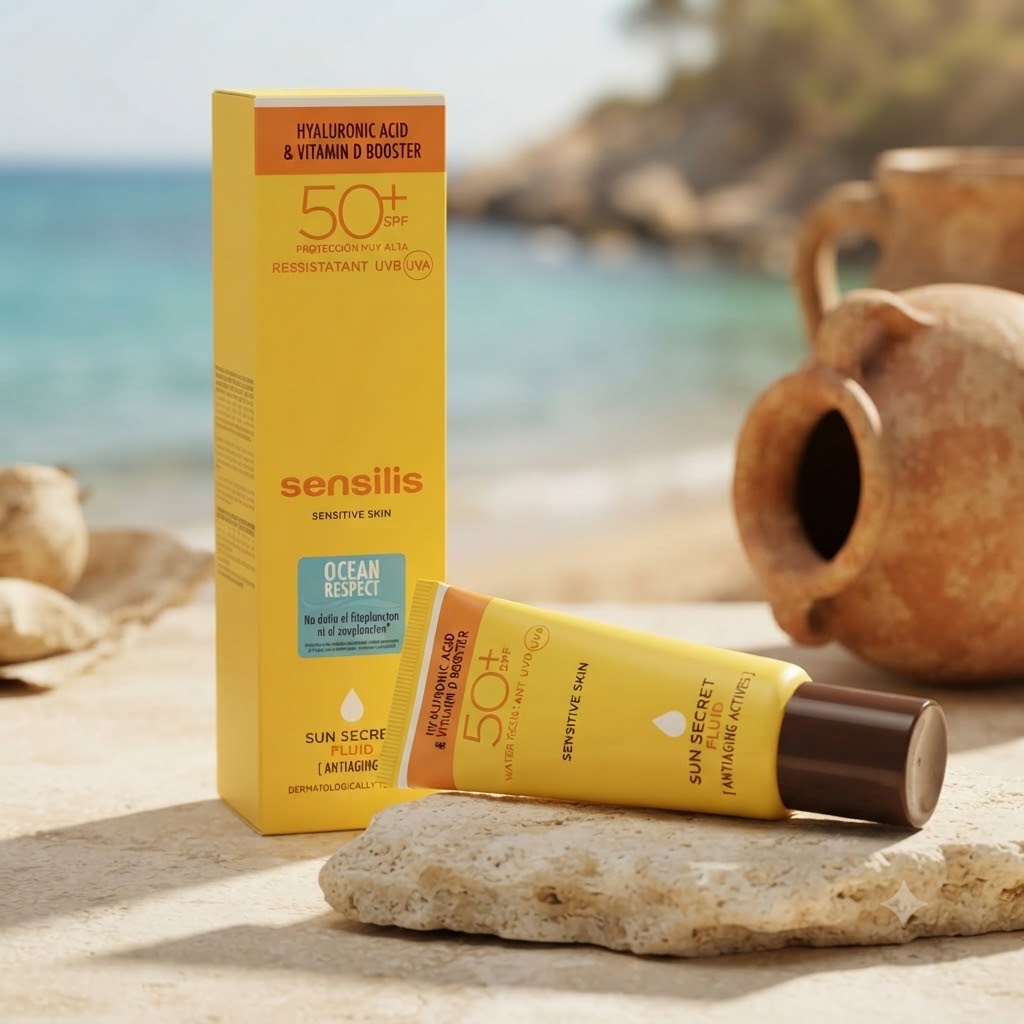 واقي شمس Sensilis Sun Secret Fluide SPF 50+ لحماية يومية - الصورة 2